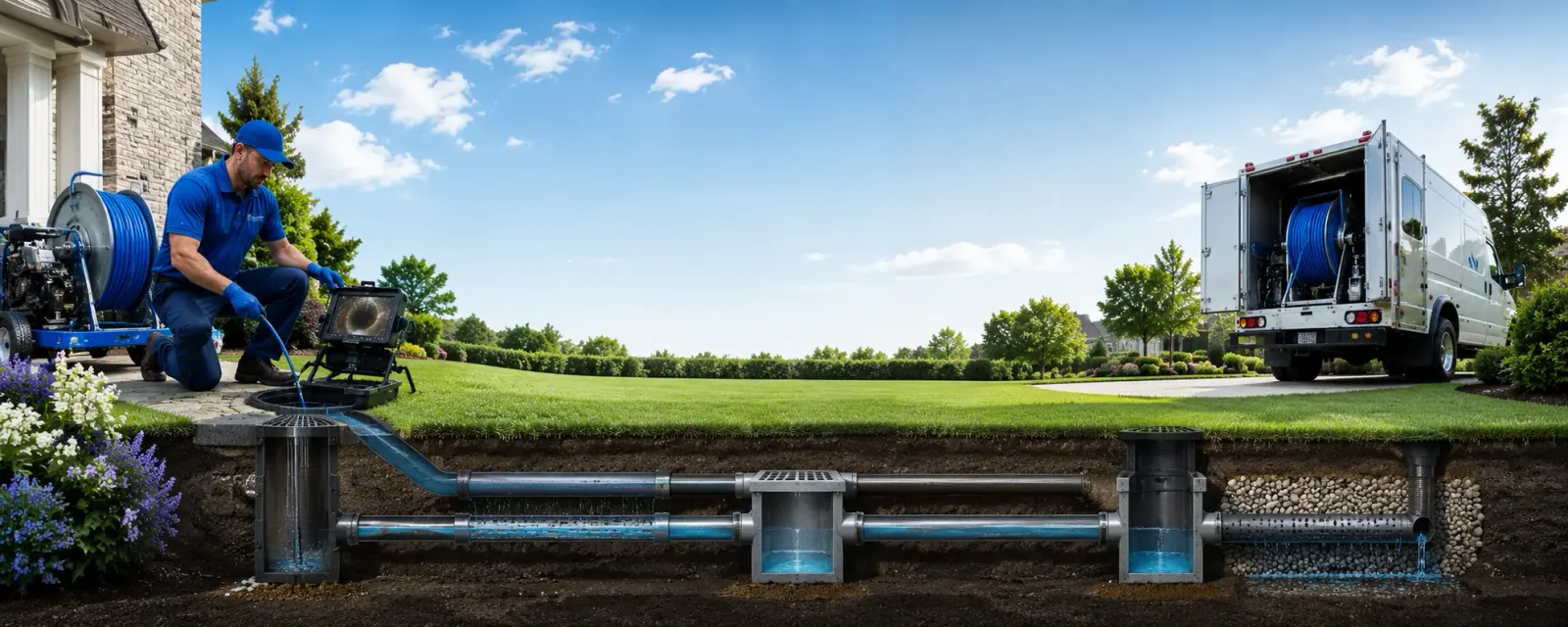 Outdoor drain cleaning information for Lee Center, NY